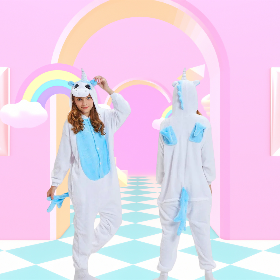 Pilou Pilou Licorne Enfant Bleu