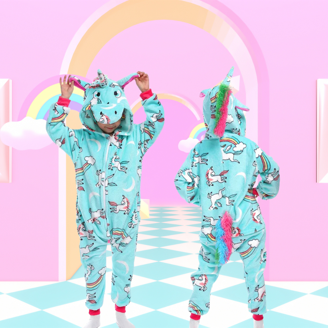 Pilou Pilou Licorne Enfant Bleu et Licorne