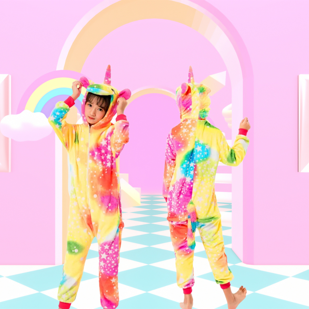 Pilou Pilou Licorne Enfant Couleurs Tachetés