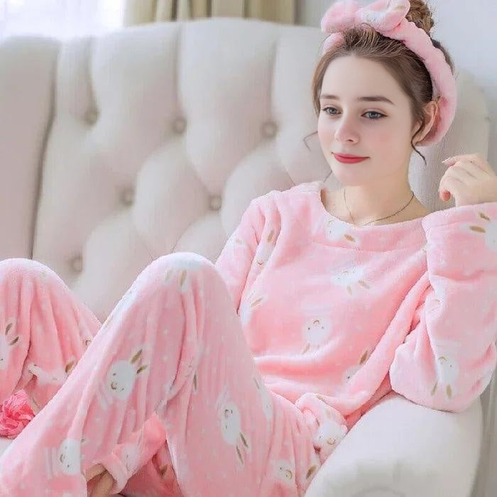 Pyjama Pilou Pilou Lapin Rose