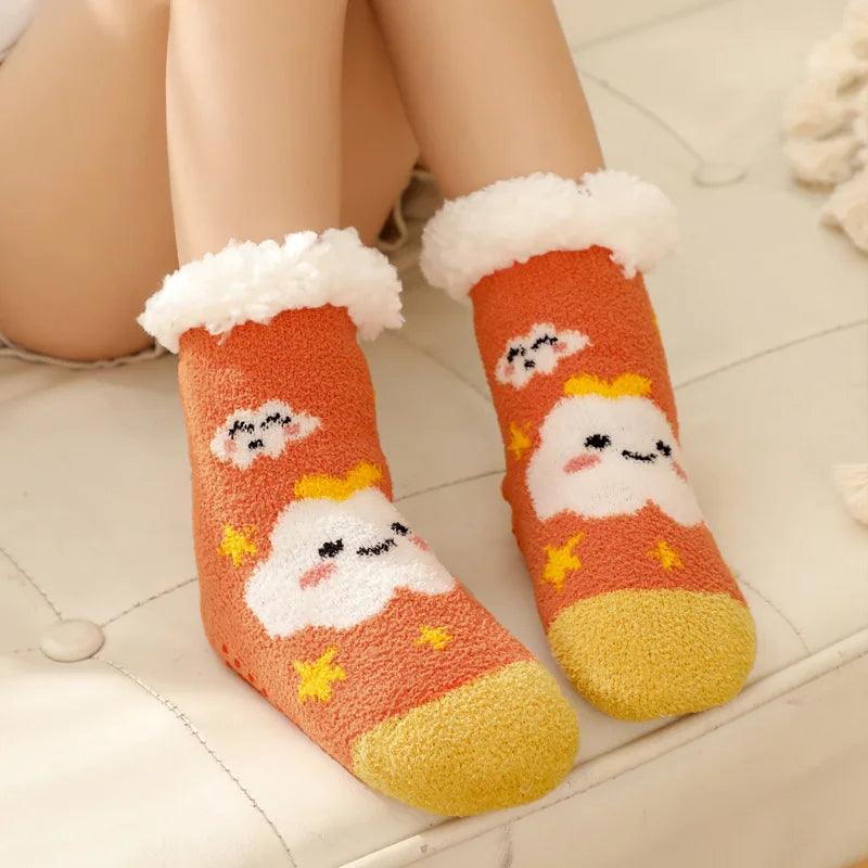 Chaussettes Moumoute Anti-dérapantes Nuage