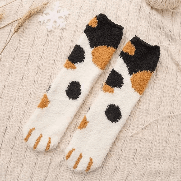 Chaussettes Pilou Pilou Chat Tacheté Noir