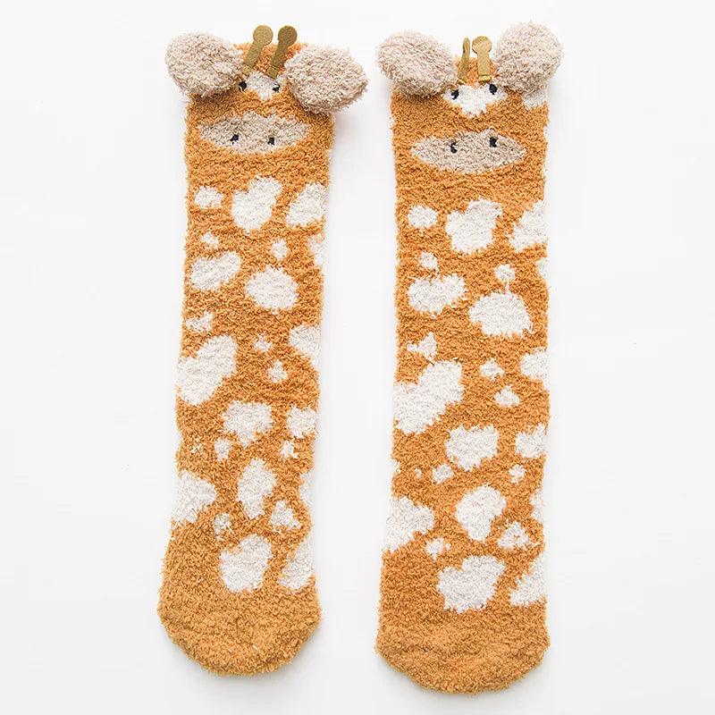 Chaussettes Pilou Pilou Safari de Girafes