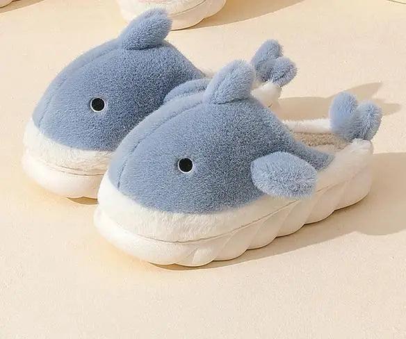 Chaussons Pilou Pilou Requin bleu