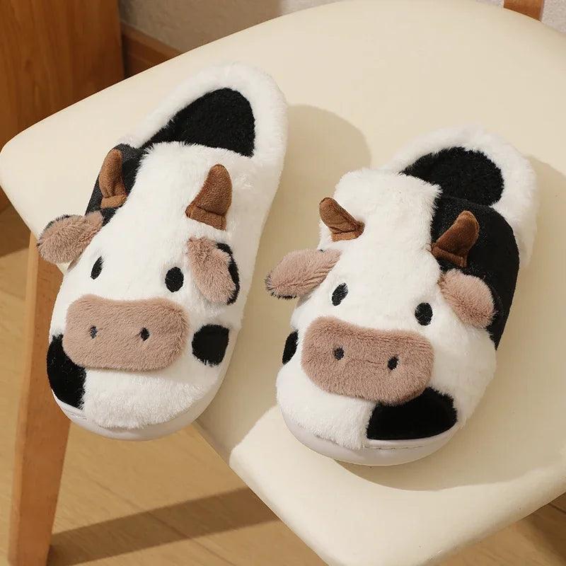Chaussons Pilou Pilou Vache Noir