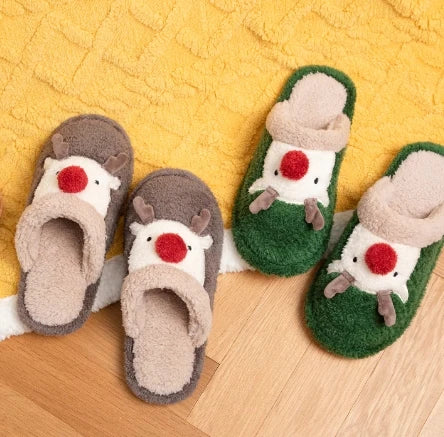 Chaussons Pilou Pilou Petit Rennes de Noël