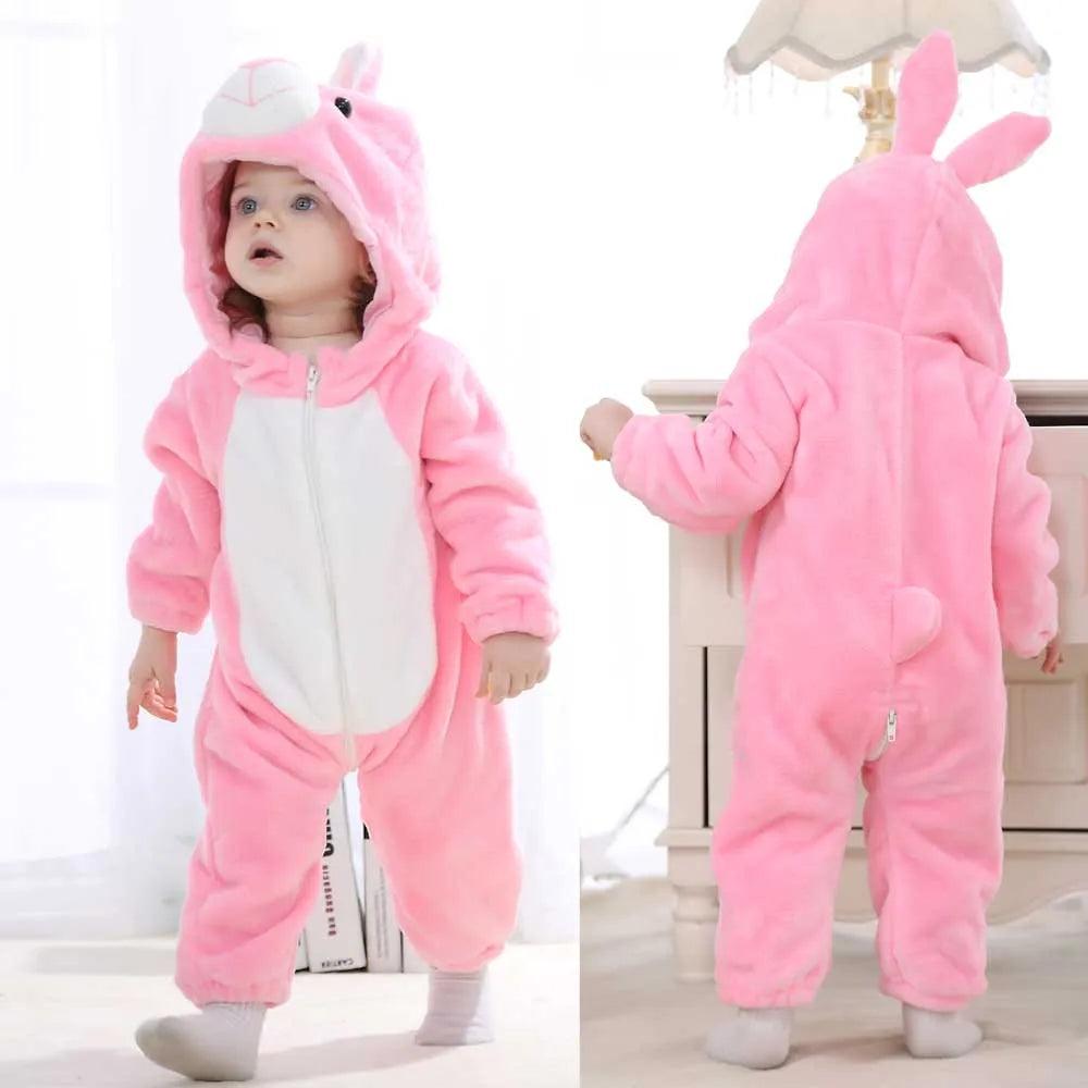 Combinaison Pilou Pilou Doux Lapinou Blanc / Rose