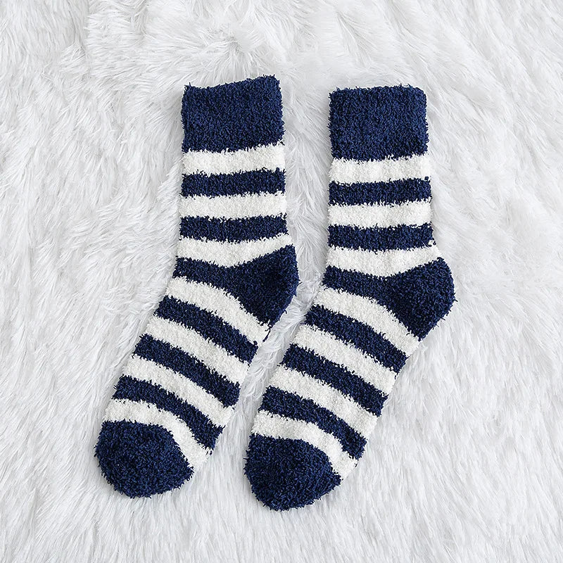 Chaussettes Pilou Pilou à Rayures Bleu marine