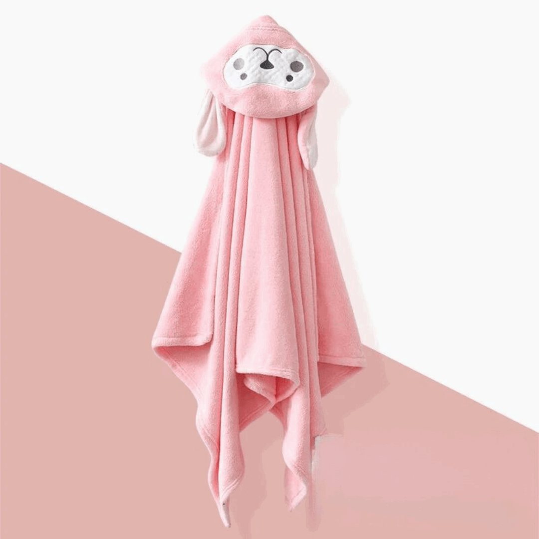 Peignoir à Capuche Pilou Pilou Coloré Rose