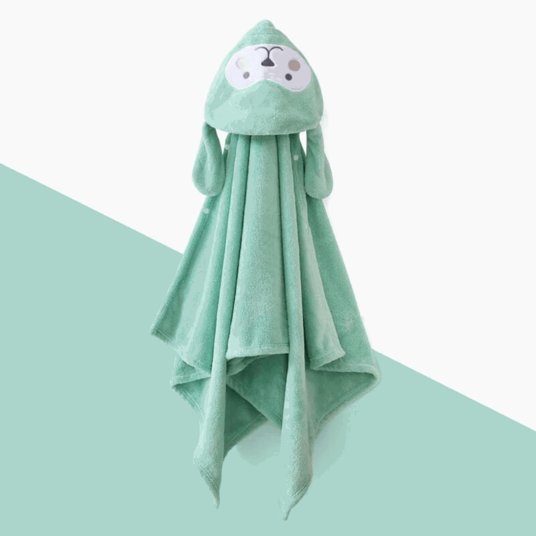 Peignoir à Capuche Pilou Pilou Coloré Vert