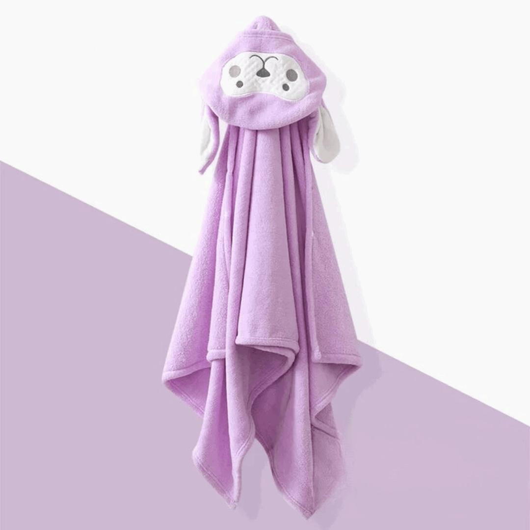 Peignoir à Capuche Pilou Pilou Coloré Violet