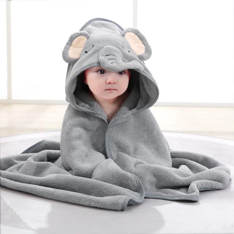 Peignoir à Capuche Pilou Pilou Eléphant