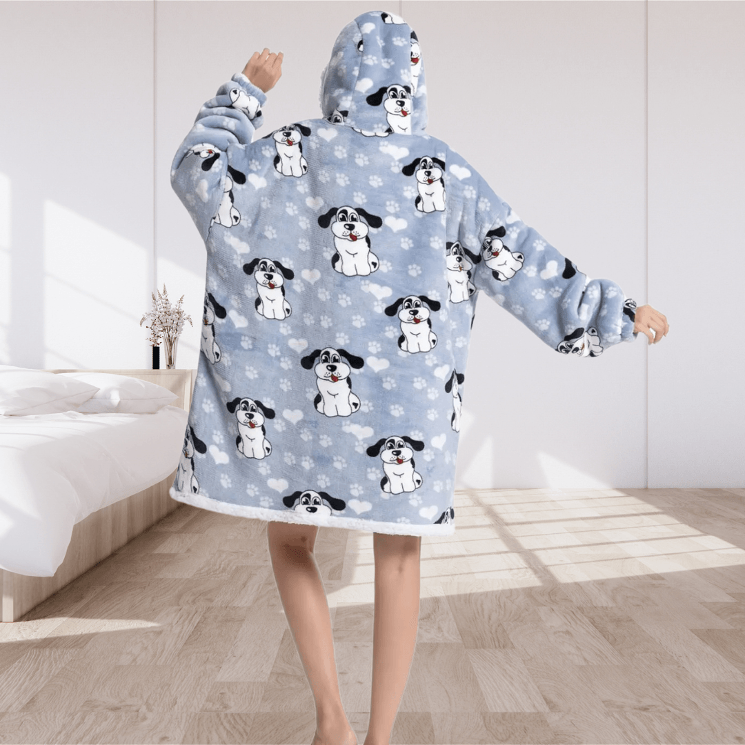 Pull Plaid Chien Rigolo