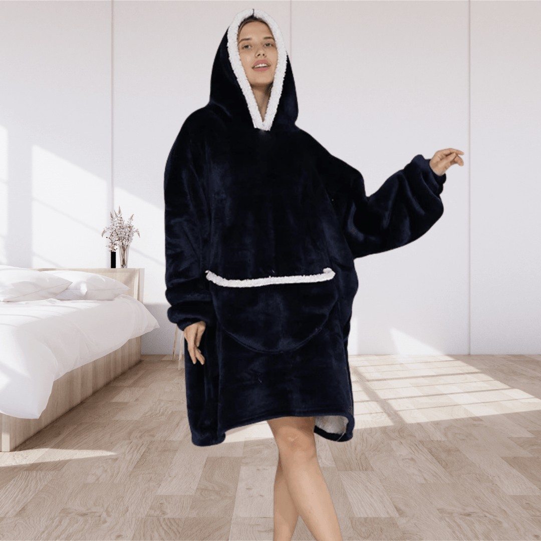 Pull Plaid Noir Profond