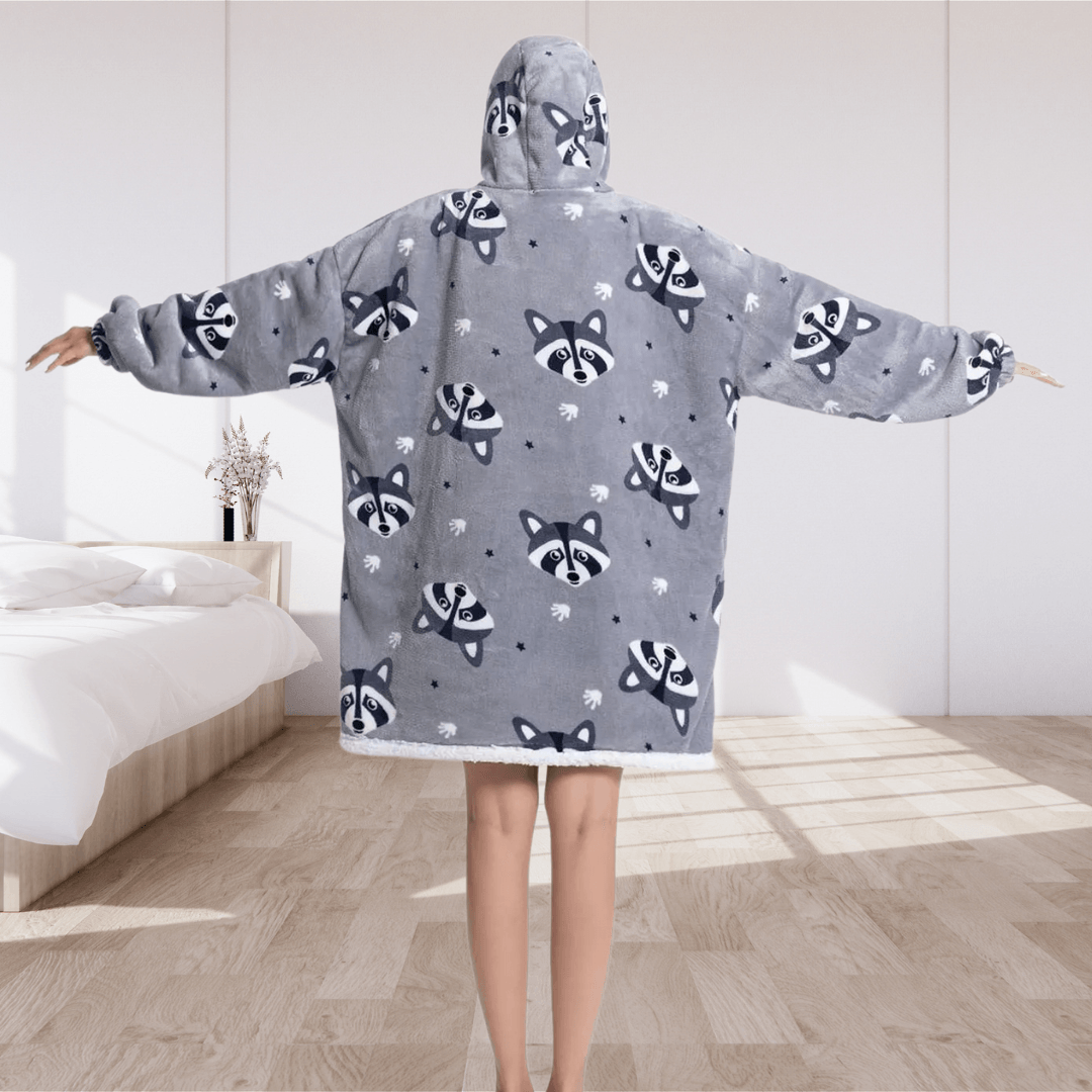 Pull Plaid Raton Laveur