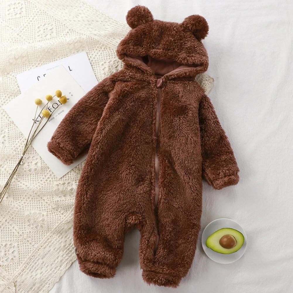Combinaison Pilou Pilou Bébé Ours Marron