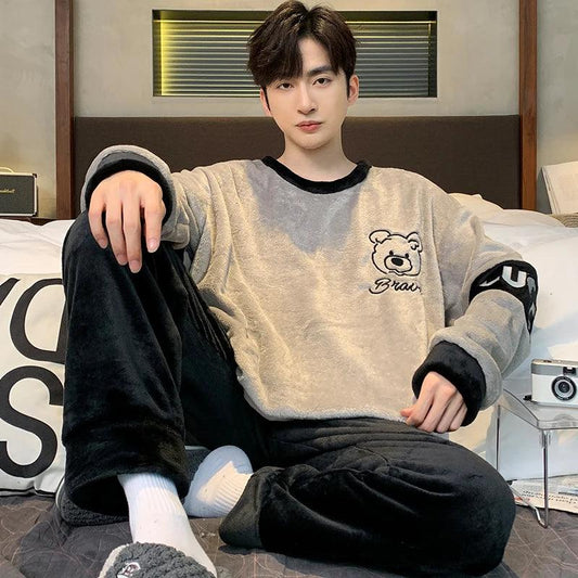 Pyjama Pilou Pilou Noir Et Gris