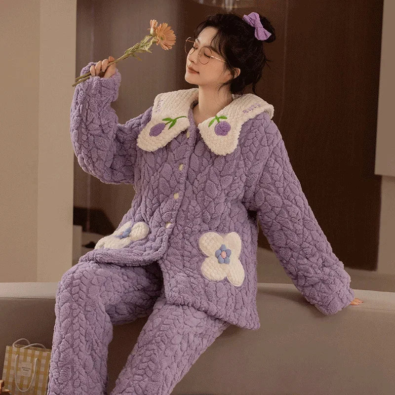 Pyjama Pilou Pilou Violette