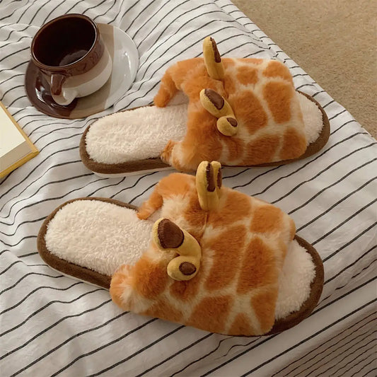 Chaussons Claquettes Girafes