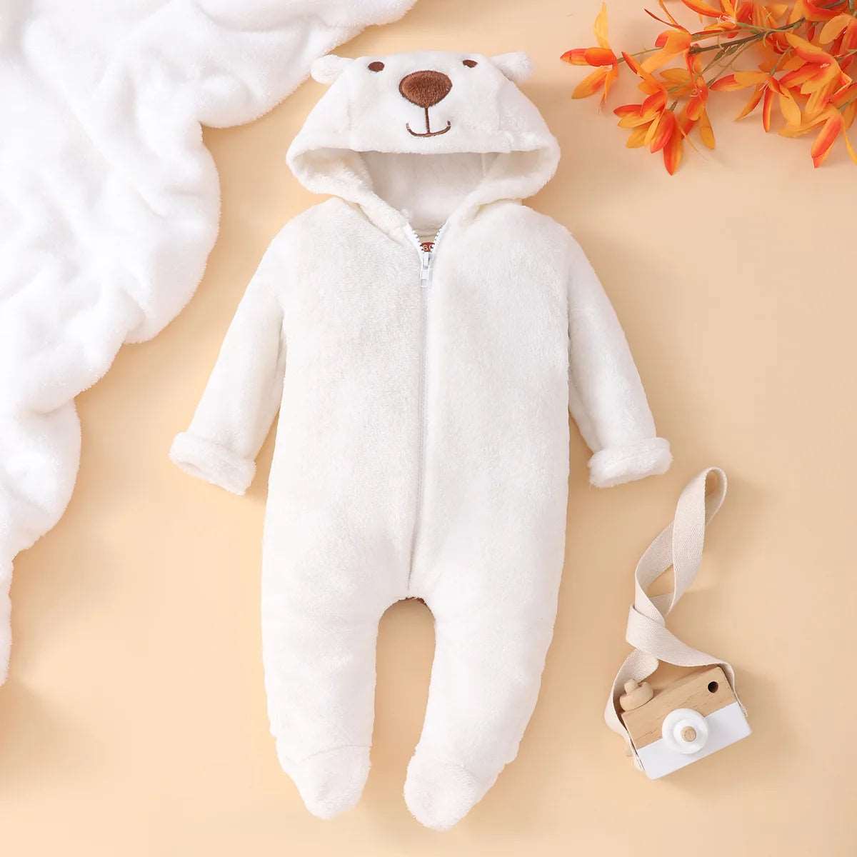 Combinaison Pilou Pilou Bébé Ours Bicolore
