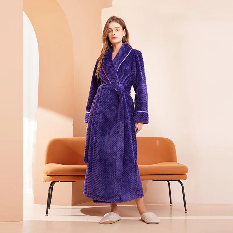 Peignoir Pilou Pilou Long Femme Violet