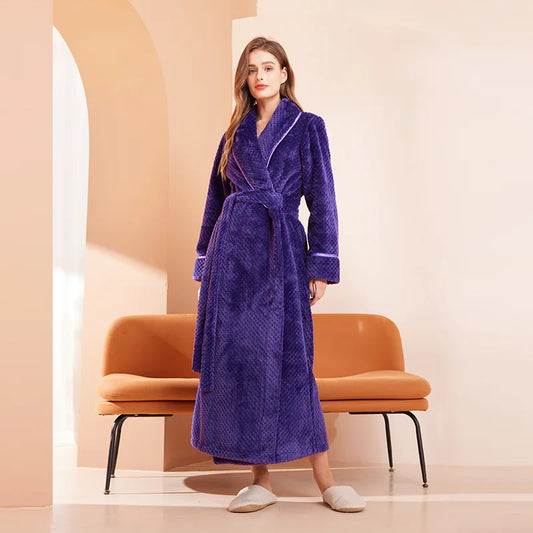 Peignoir Pilou Pilou Long Femme Violet