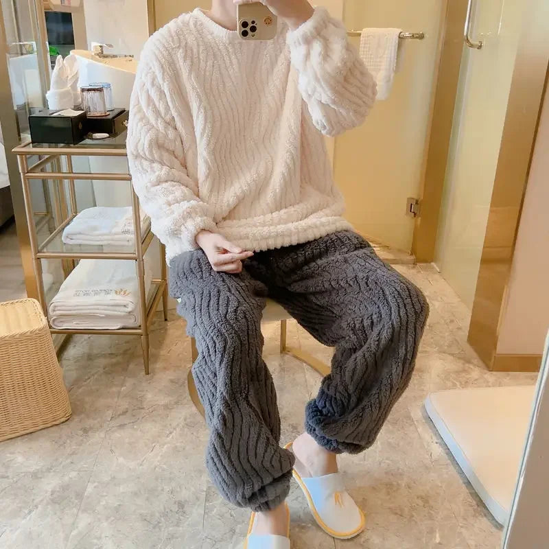 Pyjama Pilou Pilou Original Blanc et Gris