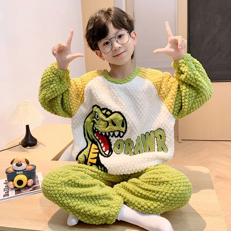 Pyjama Pilou Pilou Garçon Dino Vert