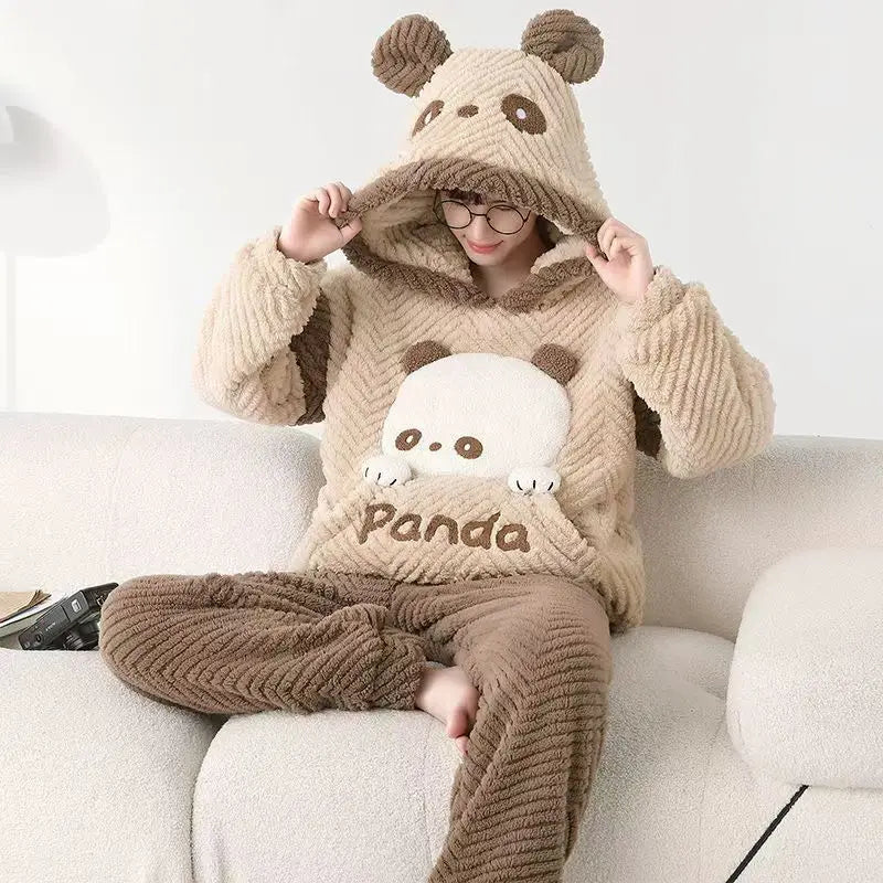 Pyjama Pilou Pilou Panda Timide Homme 3XL