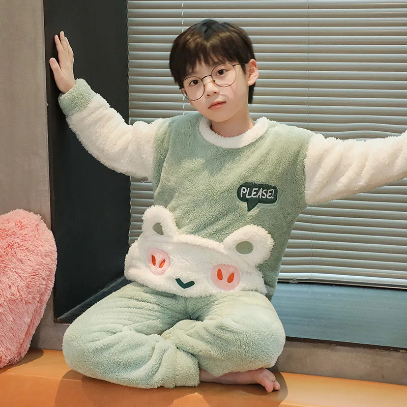 Pyjama Pilou Pilou Garçon Ours Poli M(155-160cm)