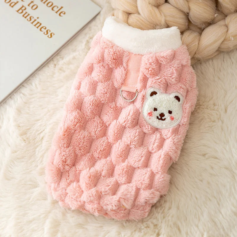 Pull Ours pour Chat et Chien Rose
