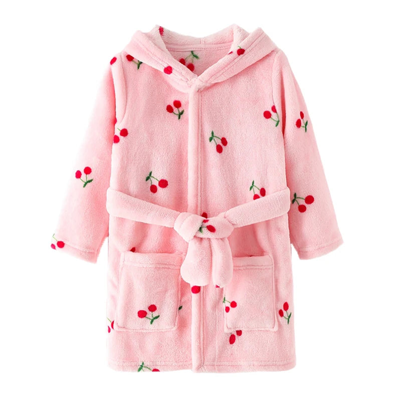Peignoir Pilou Pilou Enfant Cerise