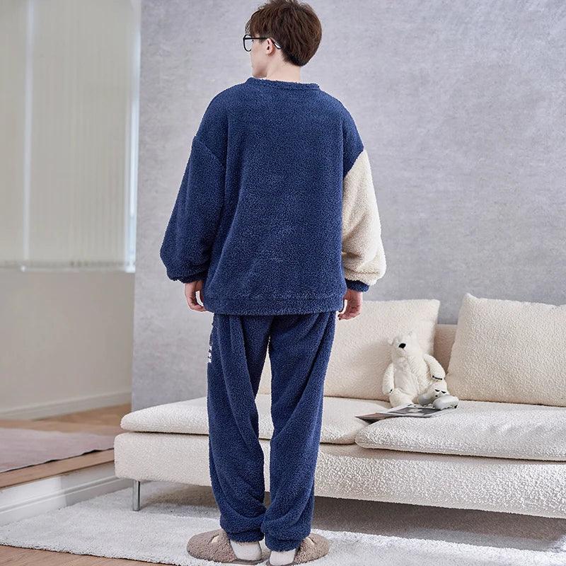 Pyjama Pilou Pilou Ours Polaire et Bleu