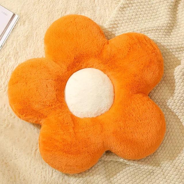 Coussin Pilou Pilou Fleur Orange