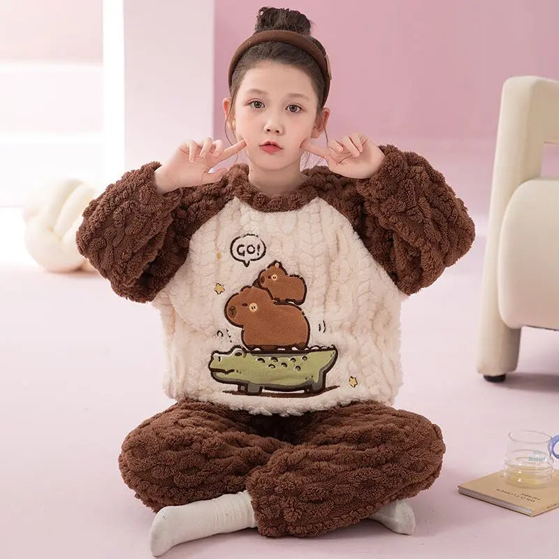 Pyjama Pilou Pilou Fille Capybara M (155-160cm)