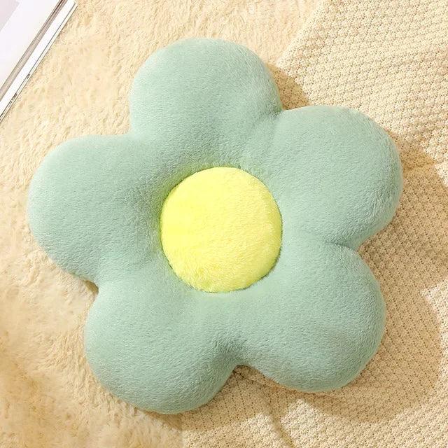 Coussin Pilou Pilou Fleur Vert