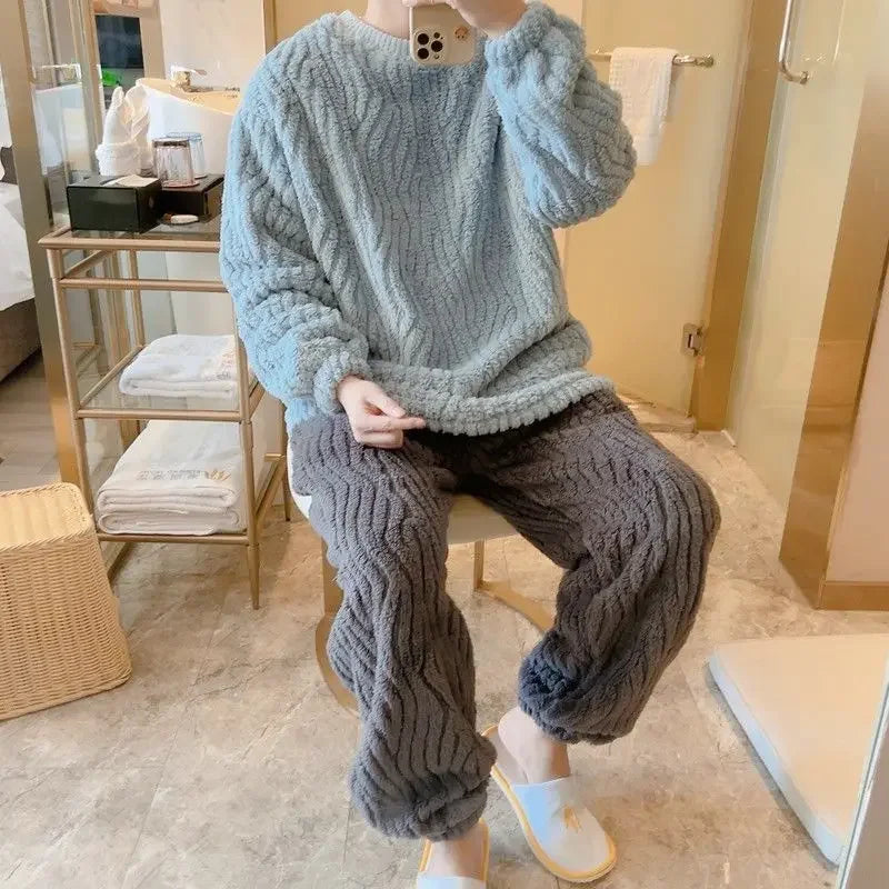Pyjama Pilou Pilou Original Bleu et Gris