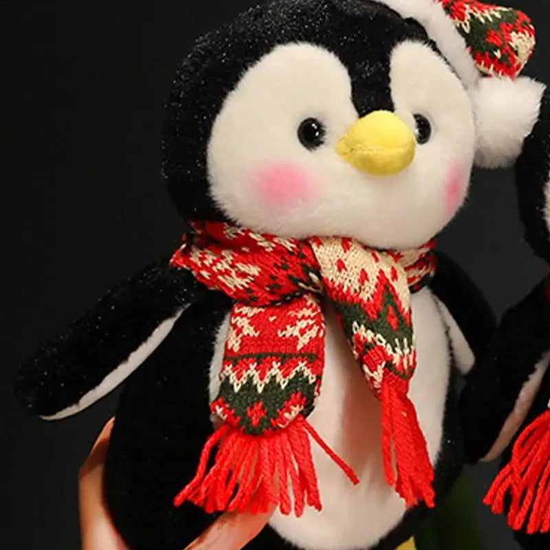 Peluche Pingouin de Noël