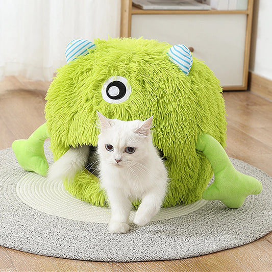 Panier Chat Monstre Multicolore