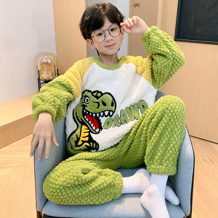 Pyjama Pilou Pilou Garçon Dino Vert M(155-160cm)