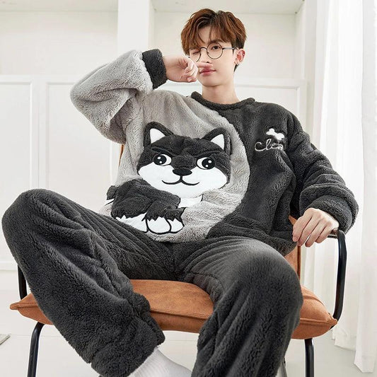 Pyjama Pilou Pilou Chien à Grosse Tête 4XL