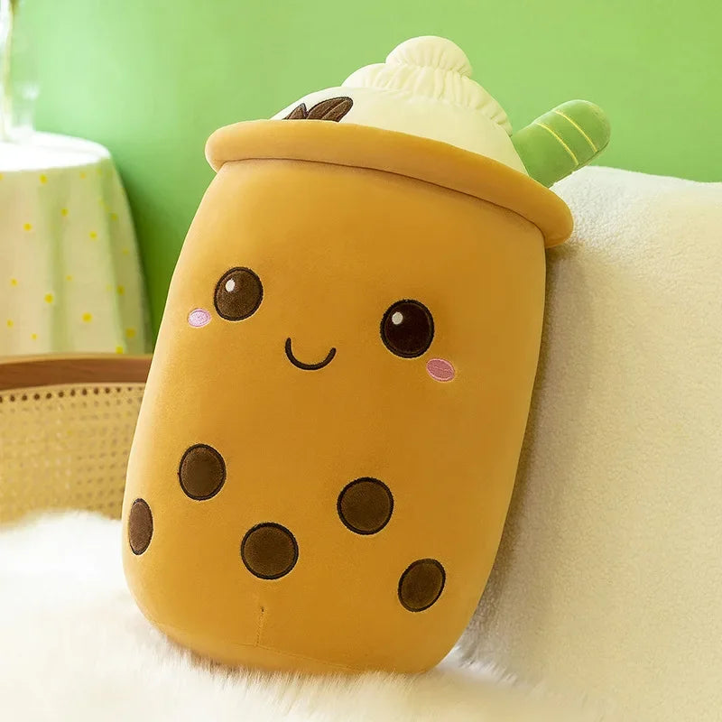 Peluche Bubble Tea Chocolat crème fouettée