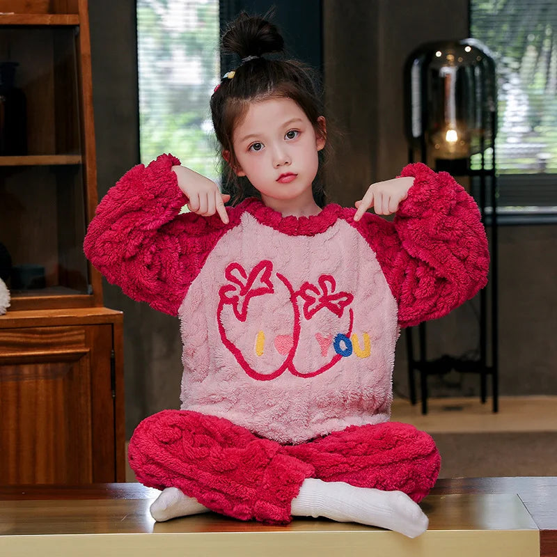 Pyjama Pilou Pilou Fille Fraise M (155-160cm)