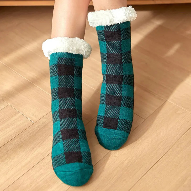 Chaussettes Moumoutes à Carreaux 2 couleurs
