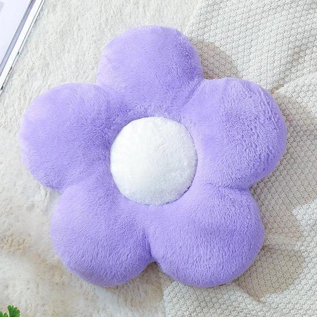 Coussin Pilou Pilou Fleur Violet