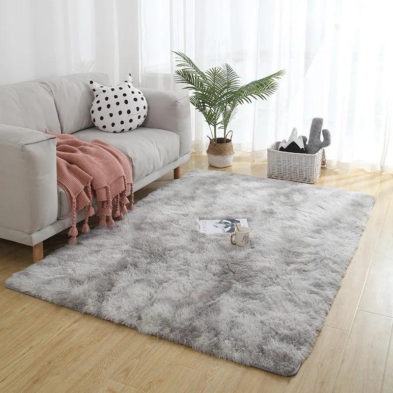 Tapis Doux Pilou Pilou Gris Clair