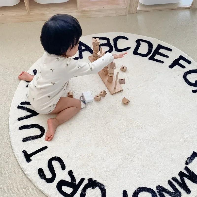 Tapis Rond Alphabet