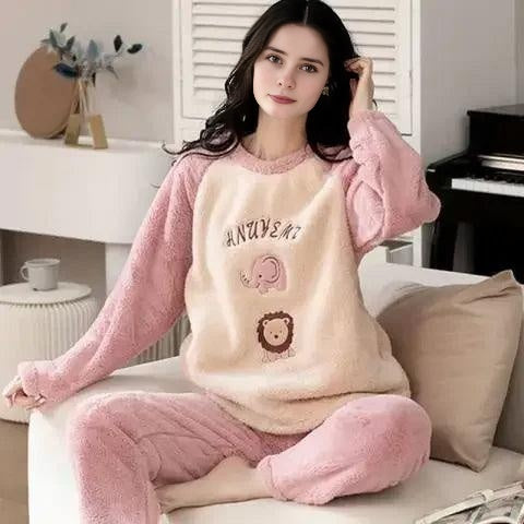 Pyjama Pilou Pilou Lion Rose
