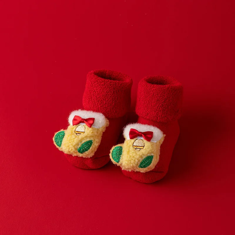Chaussettes Pilou Pilou de Noël pour Bébé Chaussettes