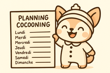 🗓️ Une semaine 100% cocooning : le planning douceur à imprimer